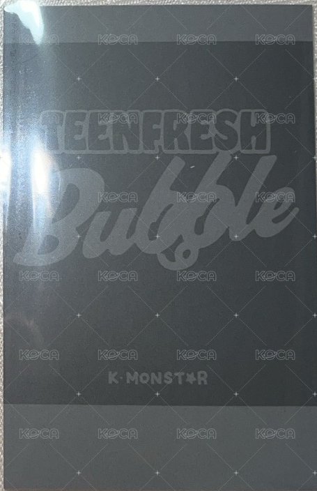 Bubble km 幸運卡  背面