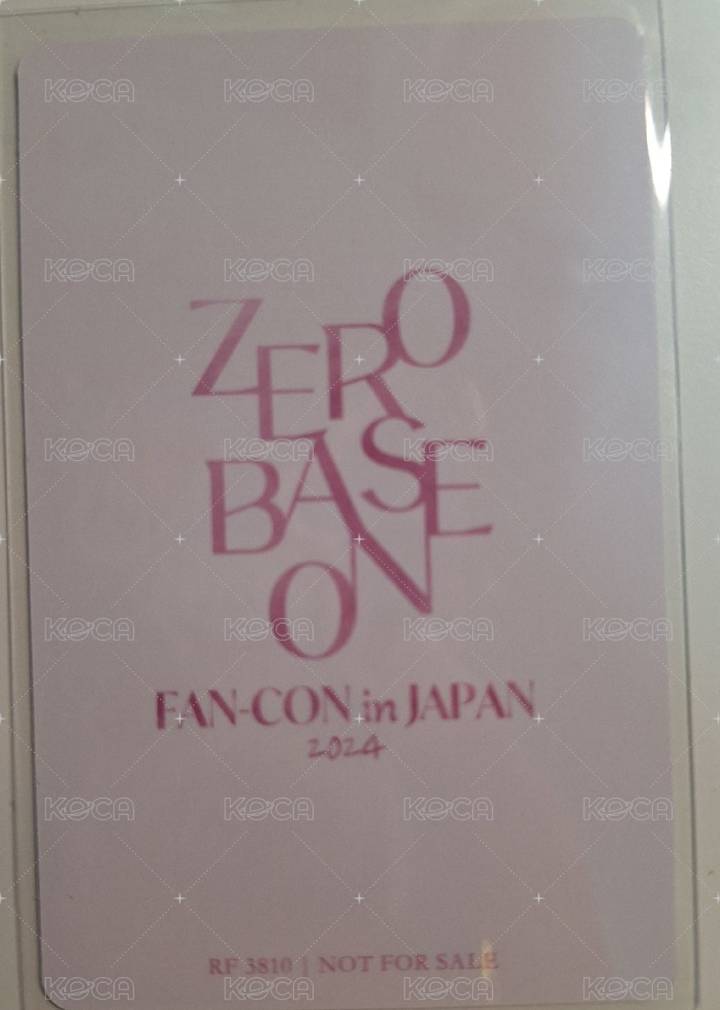 24'JP FC 演唱會 DVD / CD 卡  背面