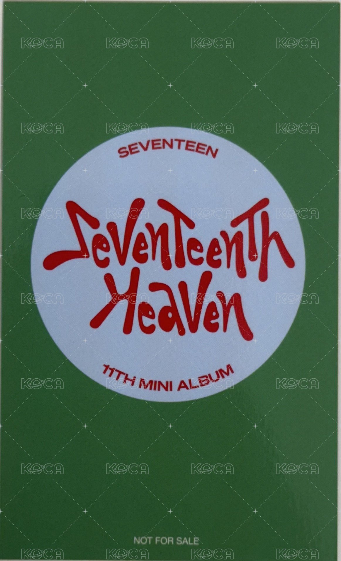 MINI11 塔店 克拉盤 特典卡 挑染碩 背面