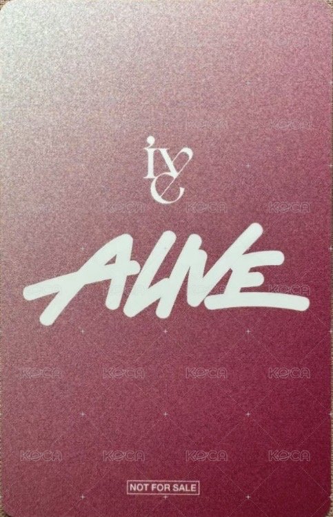 ALIVE 索尼 1.0 抽選卡  背面