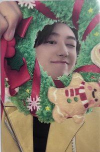 MINI9 yzy F 簽售卡 聖誕中文卡背