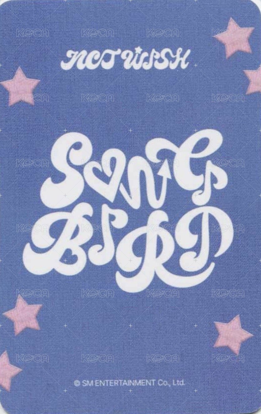 Songbird dmm 線下1.0 簽售卡  背面