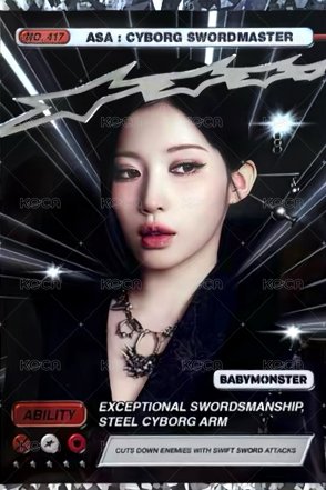 WE GO UP yg 快閃店 幸運卡 成員卡 正面