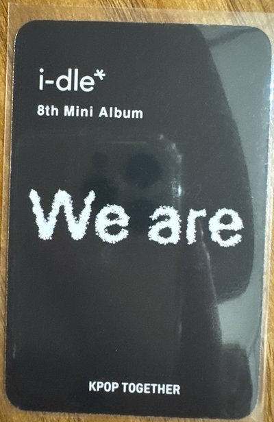we are 特典卡刷