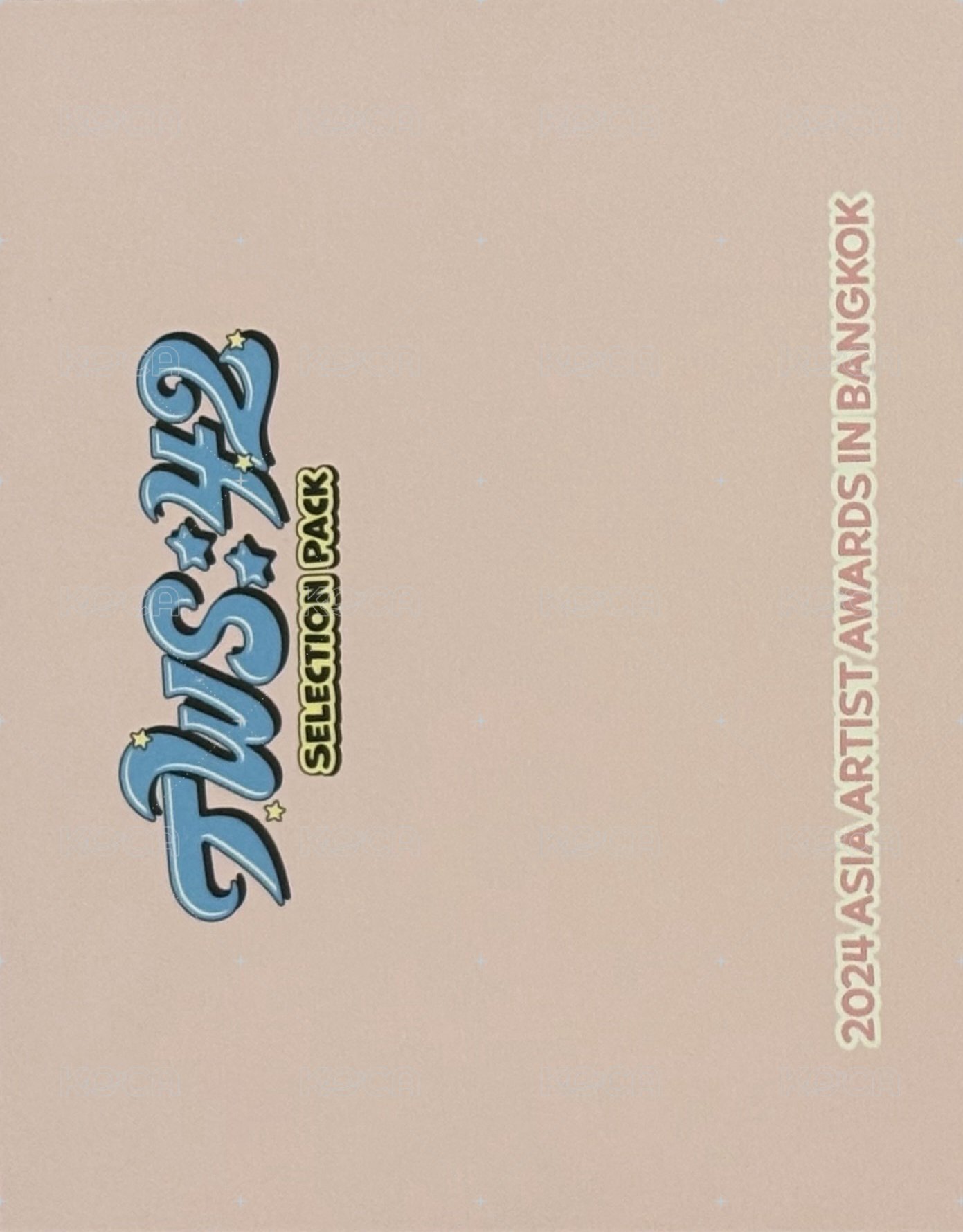 TWS:42 Selection Pack 周邊卡 團卡 背面