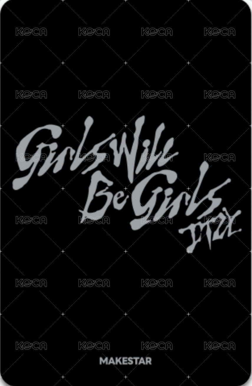 GWBG ms 預售 特典卡 特別版 背面