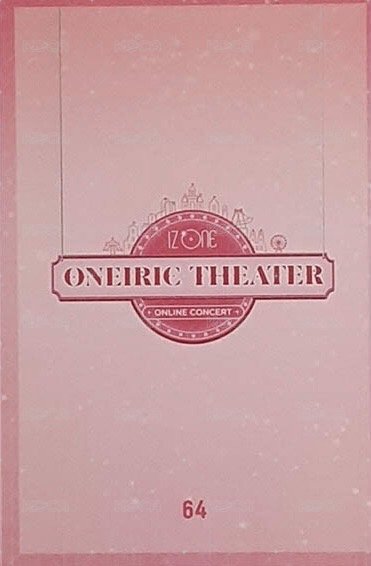 2020 線上演唱會 隨機卡 64 背面