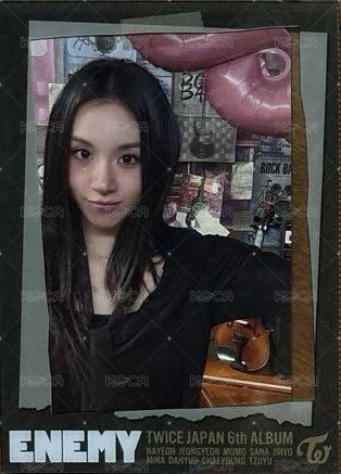 ENEMY JYP JAPAN 特典卡  正面