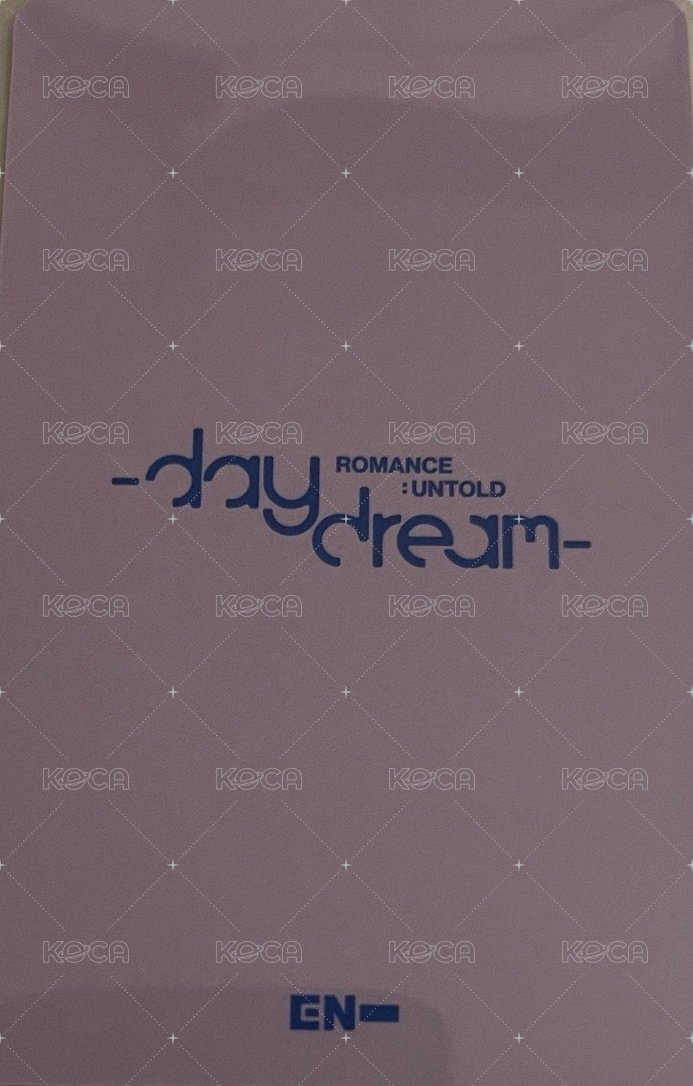 正二後續 環球 預售 特典卡 官拍卡 JAY 背面