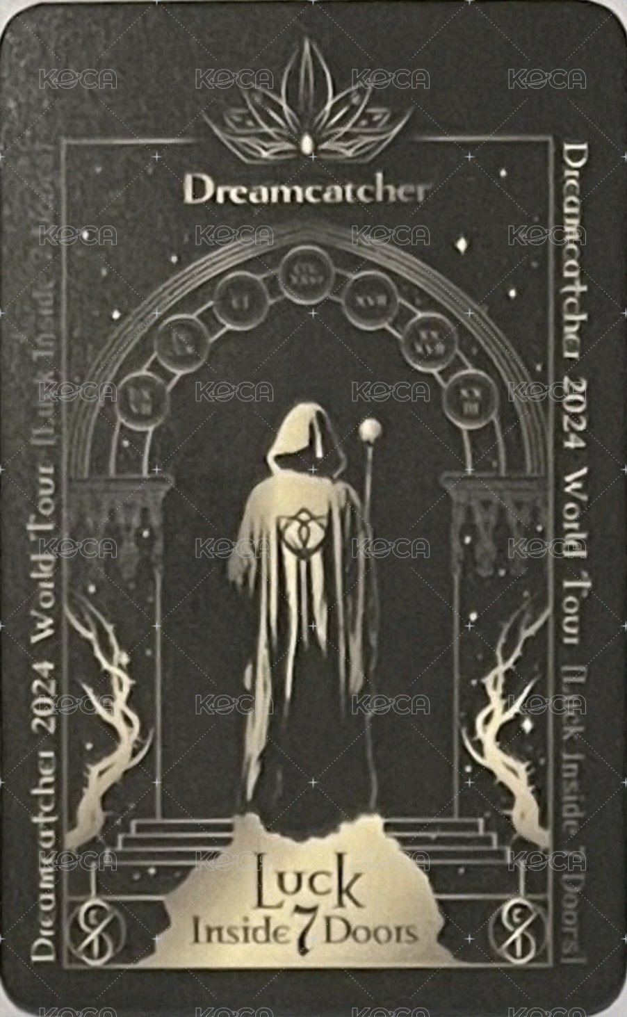 七扇門巡演 周邊卡 帽T卡 背面