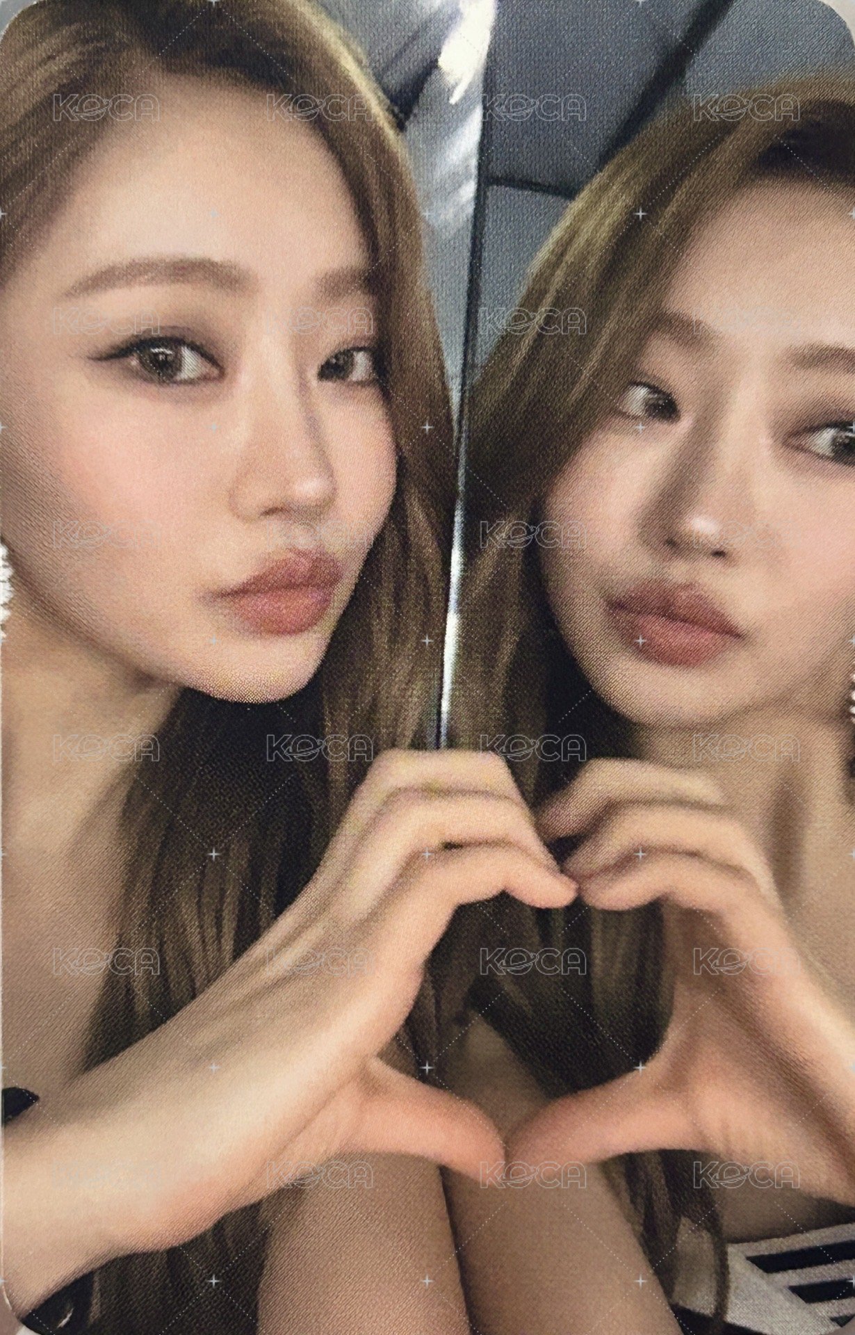 Lose Yourself ny 簽售卡 對鏡比心 ver. 正面