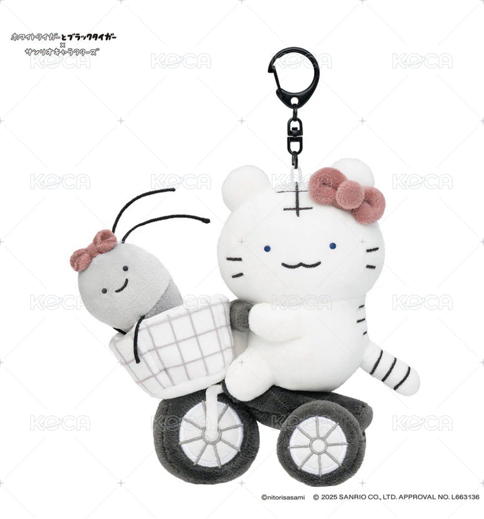 三輪車吊飾（小白虎與黑虎蝦）