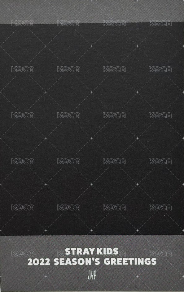 2022 年曆 jyp 特典卡 拍立得 背面