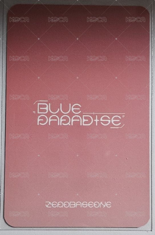 迷五 打歌卡  背面