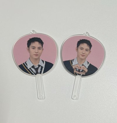 SEVENTEEN HOLIDAY 小扇 行李吊牌 金珉奎