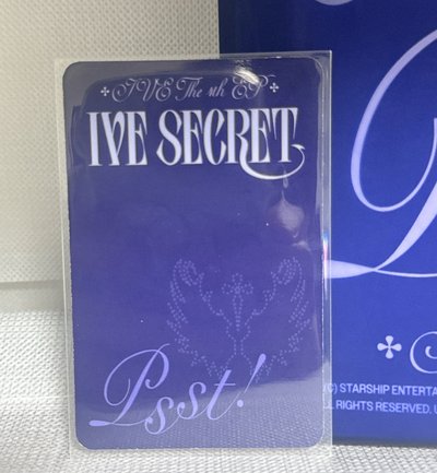 💙IVE SECRET 專輯 Past! ver.