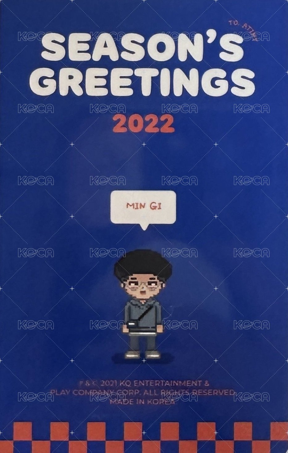 2022年曆 年曆卡  背面