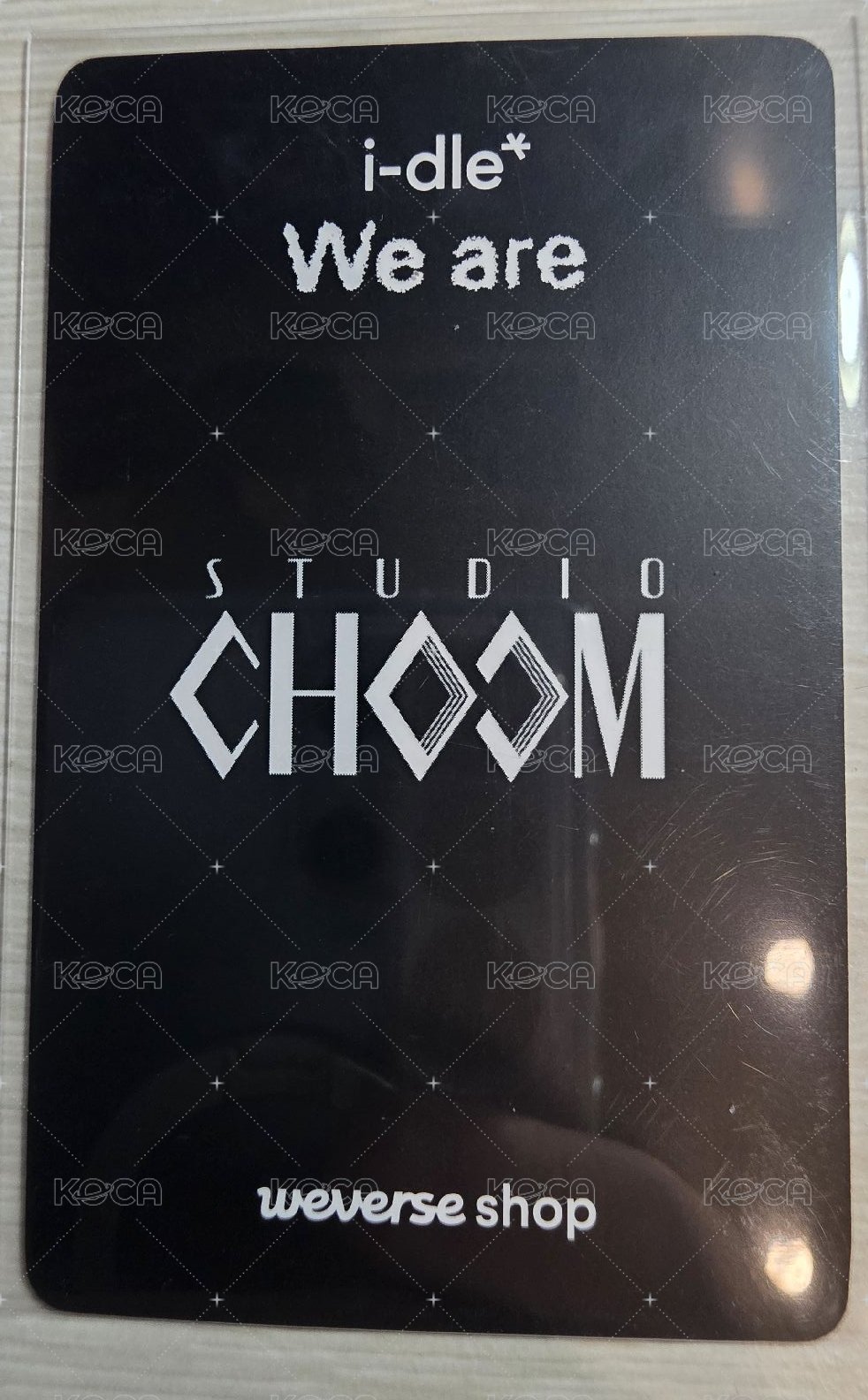 We are wvs SC 特典卡  背面