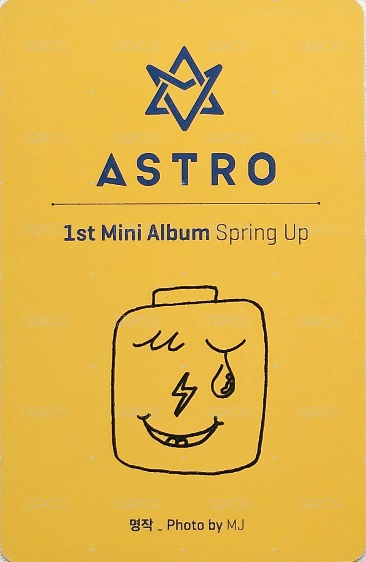 春專 專輯卡  背面