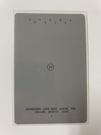 迷10 FML 克拉盤 隨機卡-玟奎