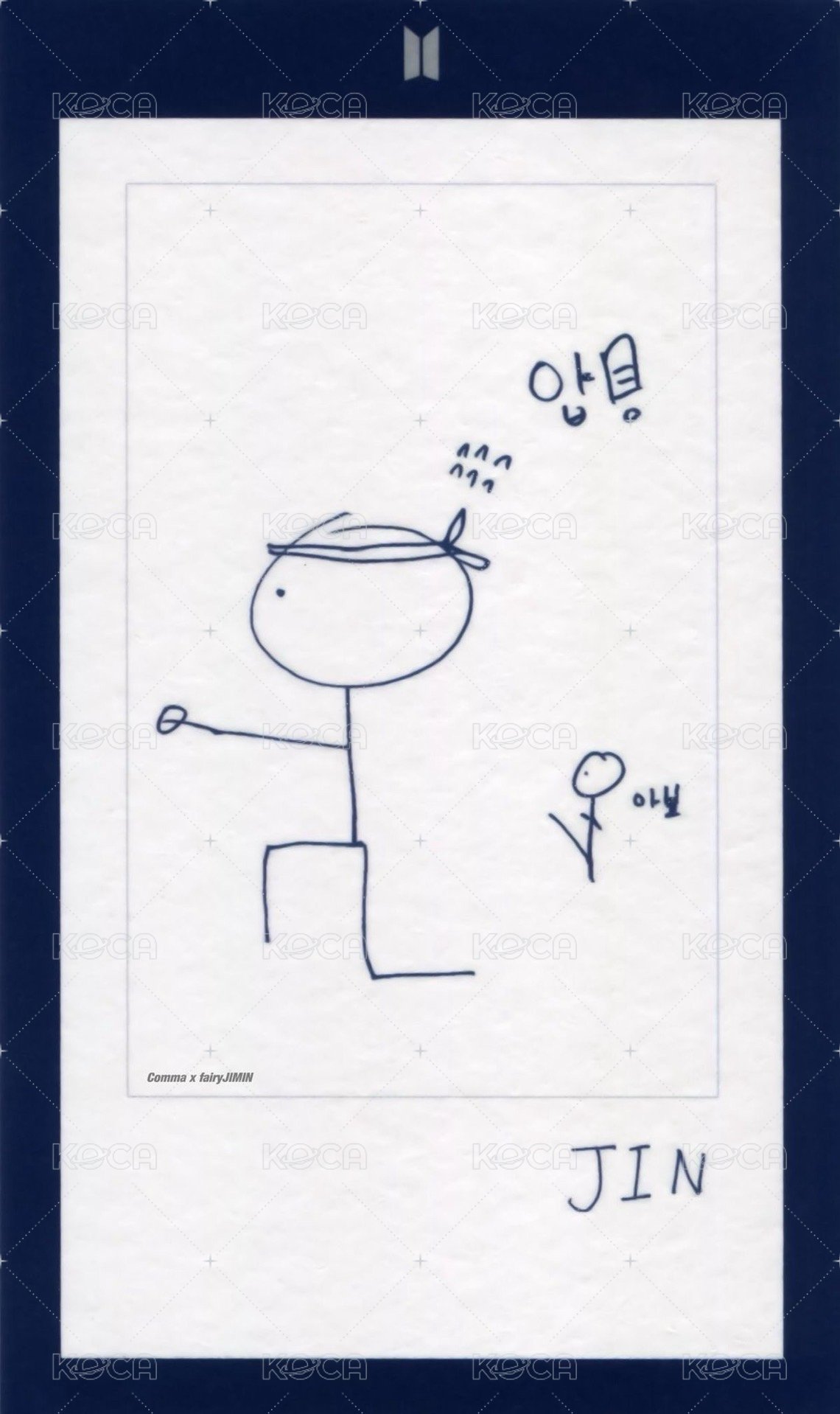 MAGIC SHOP 隨機卡 韓五期 訊息卡(1/5) 背面