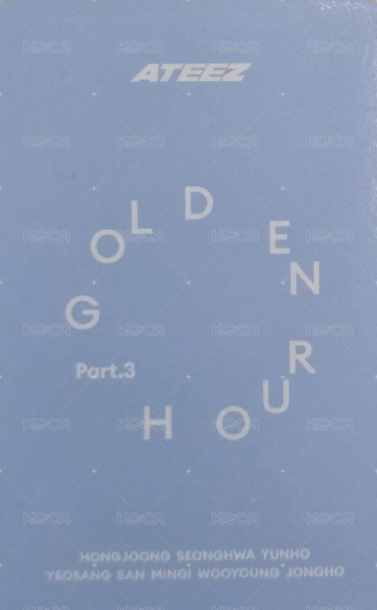 GH3 打歌卡 Mini Fanmeeting 背面