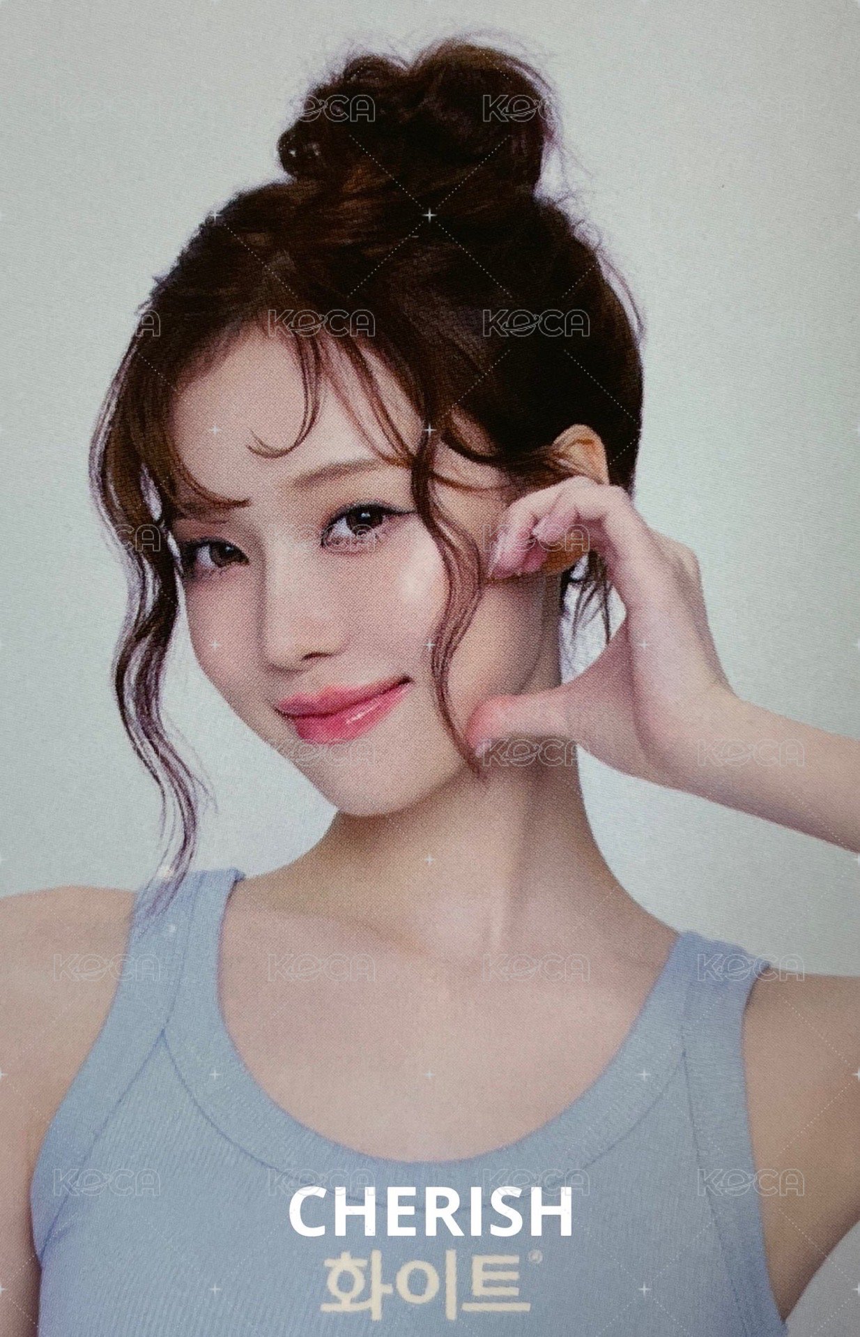 代言卡 White衛生棉代言卡冬 正面