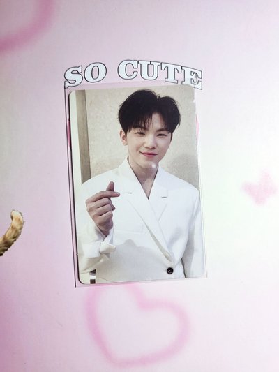 Woozi  24H 初回限定 C盤卡 比心勳