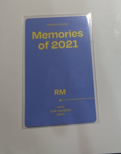 2021回憶錄普 RM