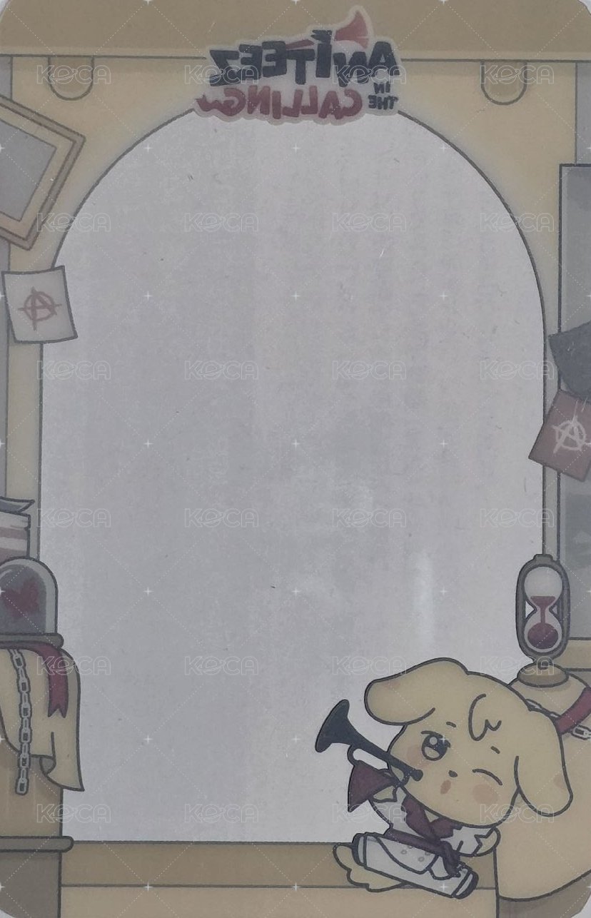 ANITEEZ IN THE CALLING 入場卡 / 場限卡  背面