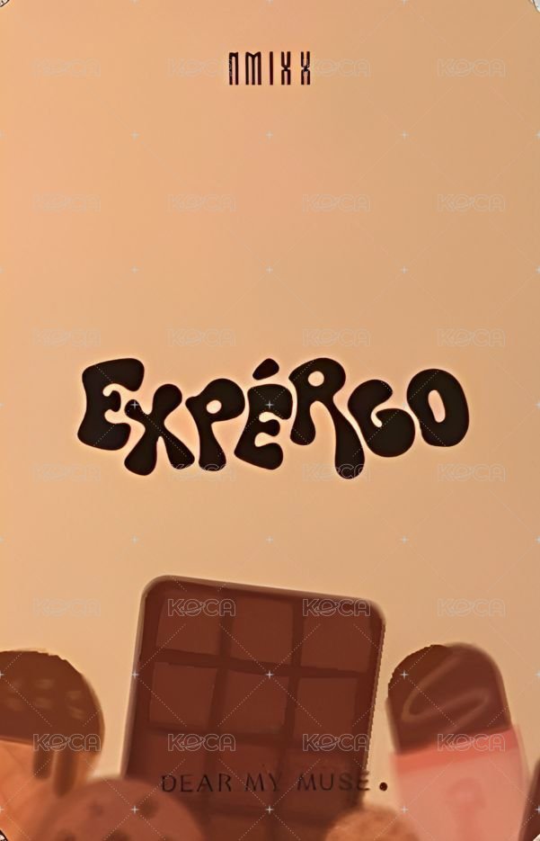 expérgo dmm 簽售卡 巧克力 背面