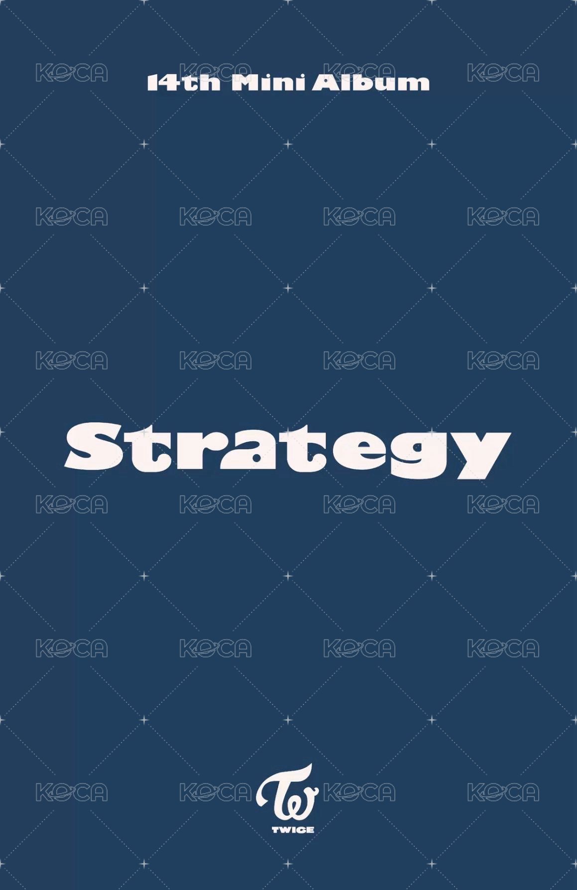 STRATEGY 專輯卡 Step 4 ver. 預售禮 背面