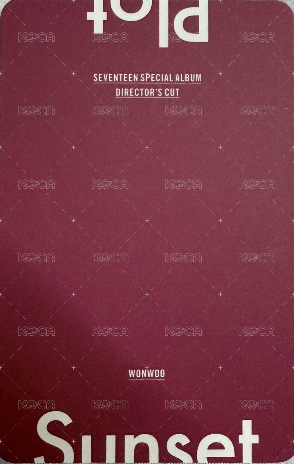 特一 專輯卡 Sunset Ver 背面