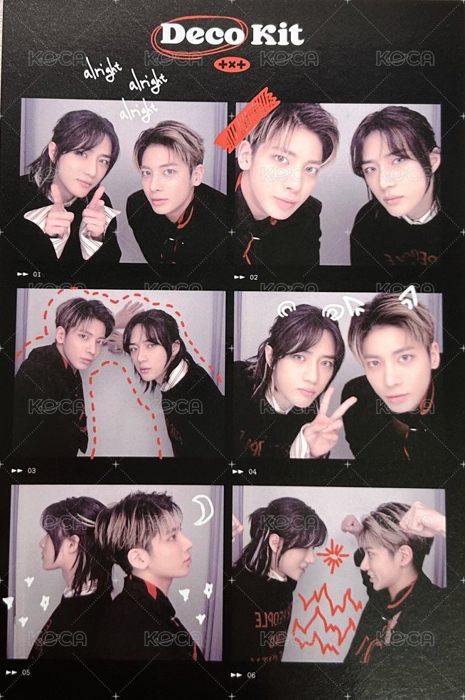 22 DECO KIT 人生四格卡  正面