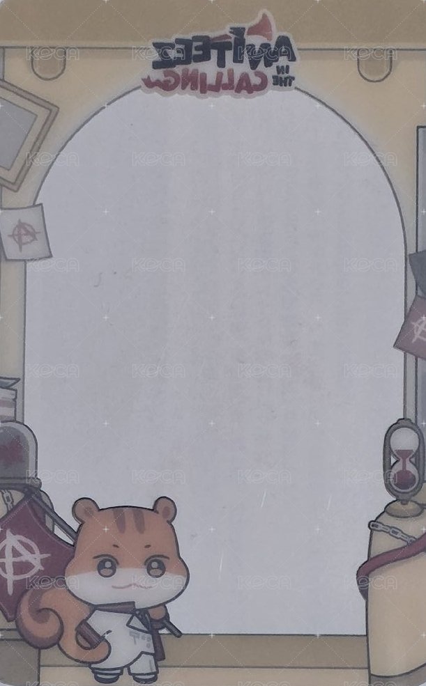 ANITEEZ IN THE CALLING 入場卡 / 場限卡  背面