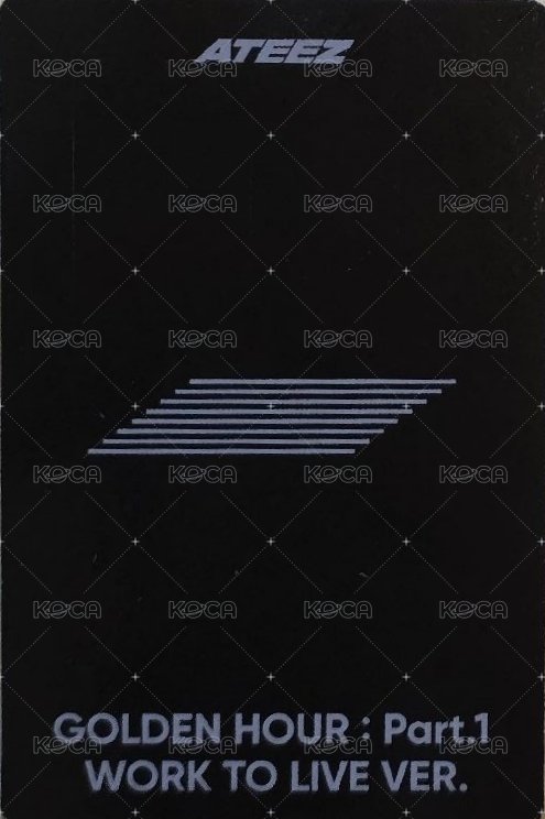 Work to Live 專輯卡  背面