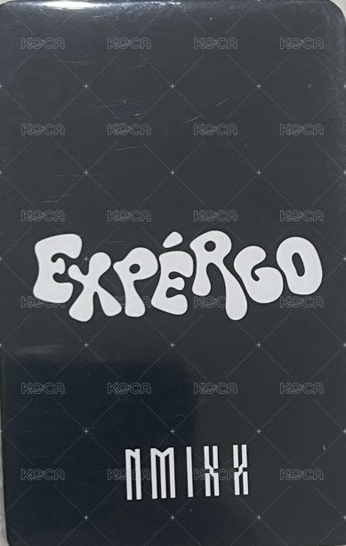 expérgo mk 預售 特典卡  背面