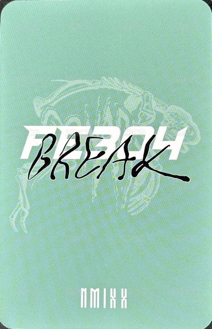 BREAK am 幸運卡 LD 3.0 校服莉 背面