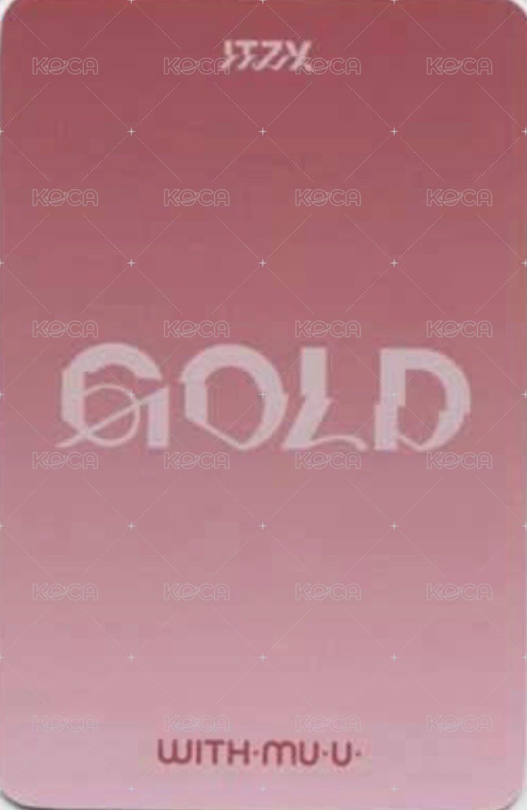 GOLD wm 1.0 線上 簽售卡  背面