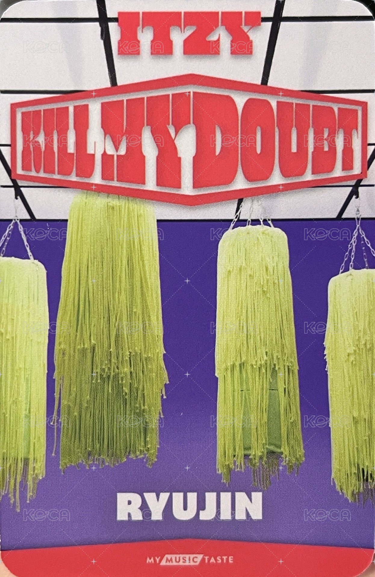 KILL MY DOUBT mmt 特典卡  背面