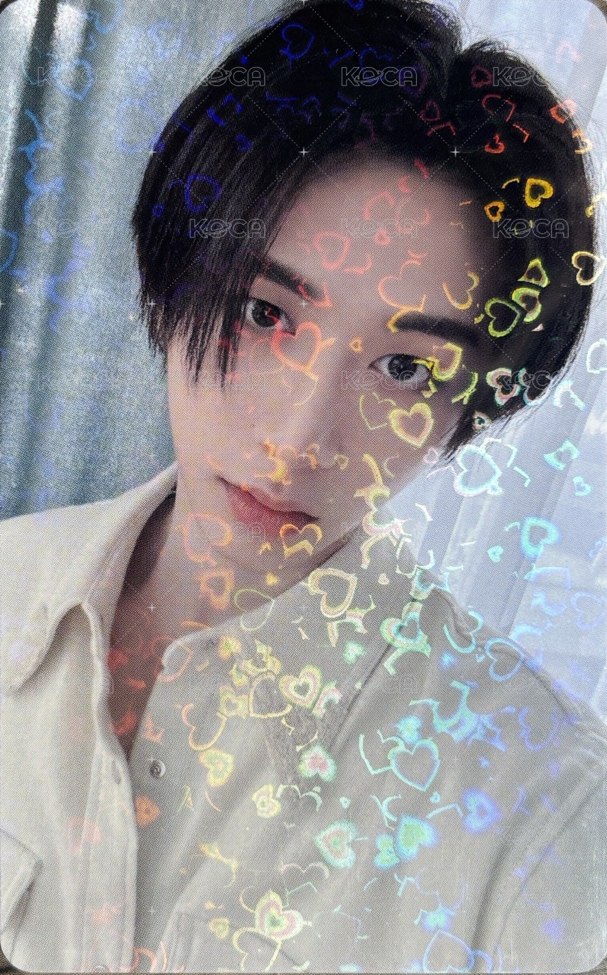 HOW? 日咖 單封 特典卡 愛心閃  正面