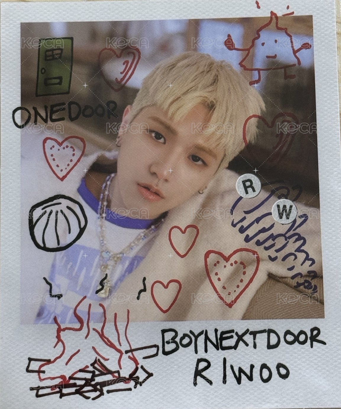 HOW? 專輯卡 拍立得 RIWOO 正面