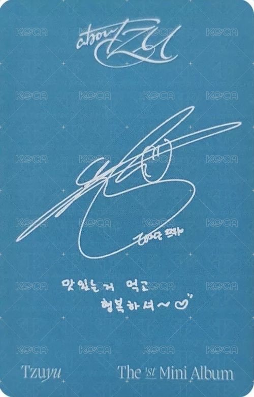 aboutTzu  專輯卡  背面