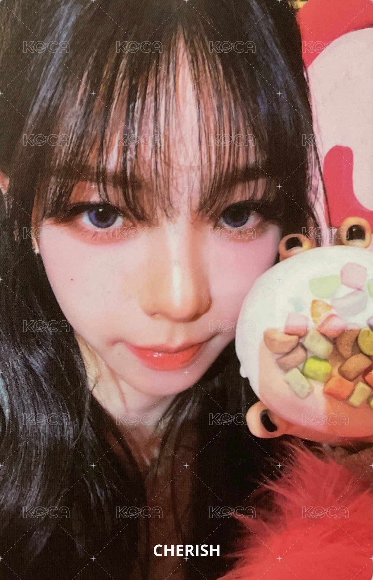 ctmi 周邊卡 毛絨鑰匙圈柚 正面