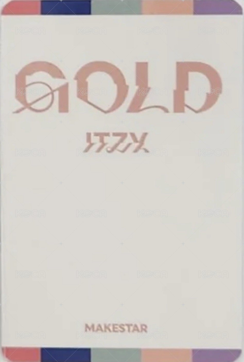 GOLD ms 13.0 簽售卡 韓服 背面