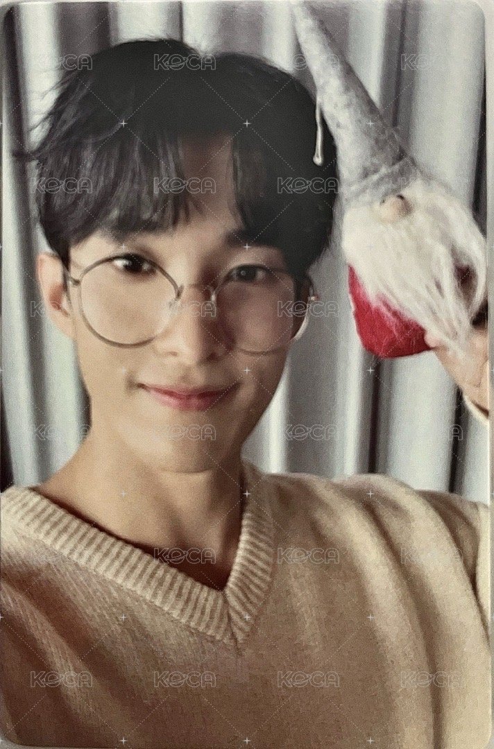 MINI9 yzy F 簽售卡 聖誕中文卡背 正面