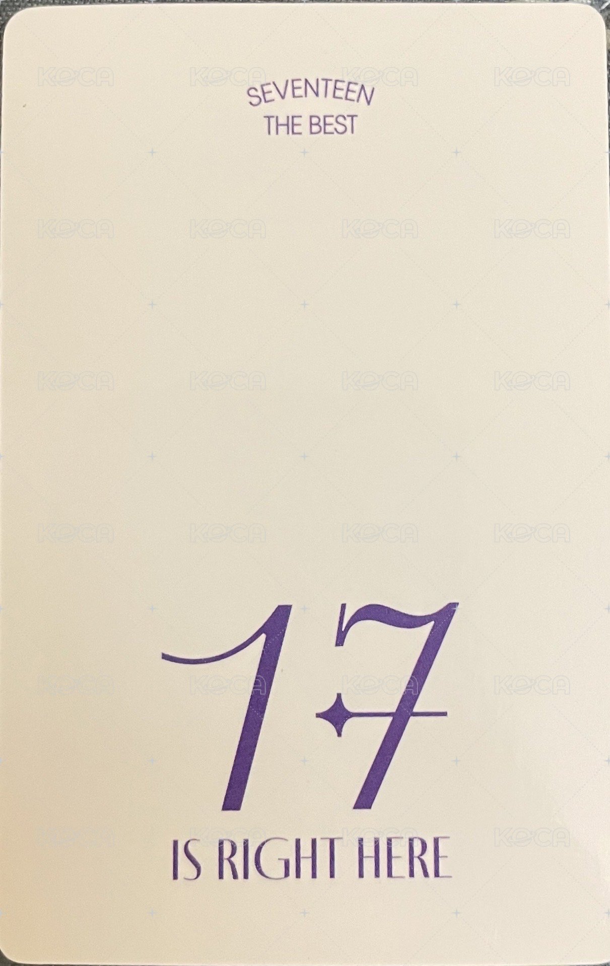 精選專 yzy 夏日 幸運卡  背面