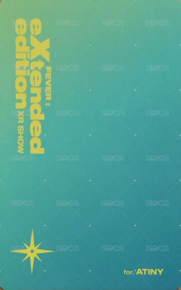 XR SHOW mmt 線上演唱會 直播卡  背面