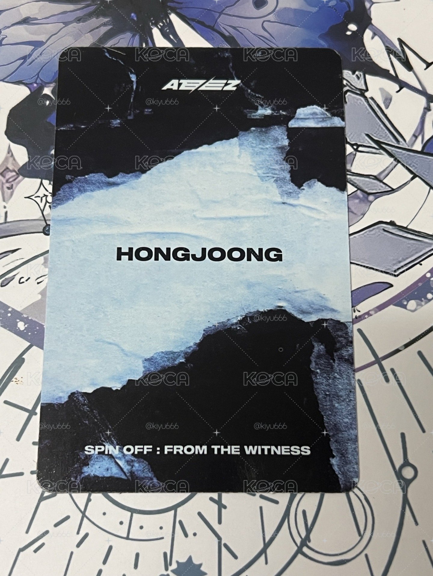 Ateez 弘中 Halazia 馬德里 簽售卡