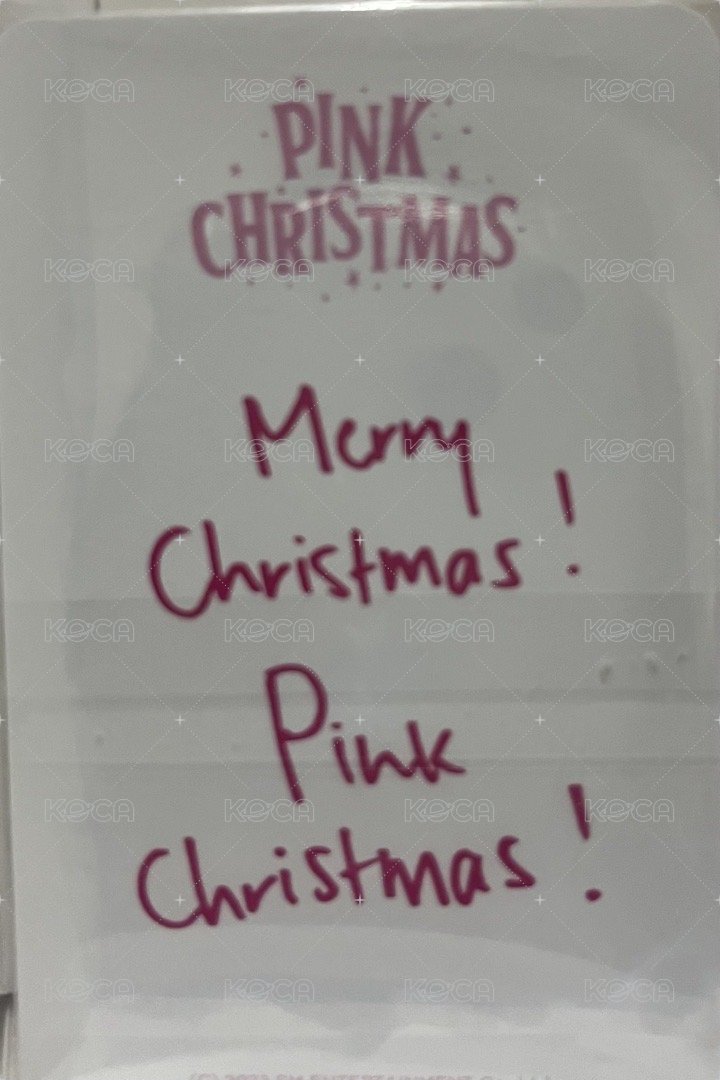 23聖誕 隨機卡 吉 背面